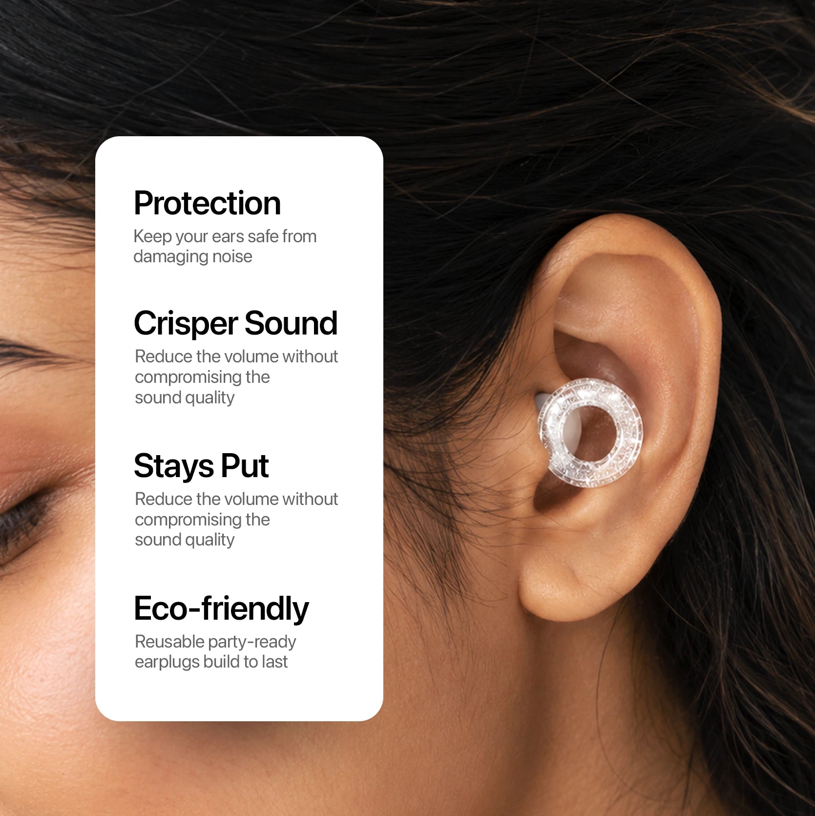 Incognito Ears - Noise Cancelling Earplugs (White)