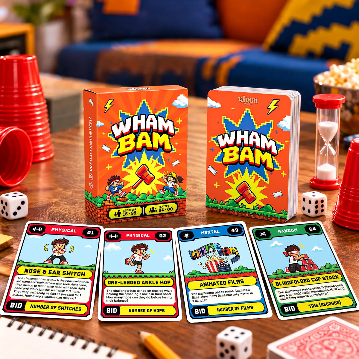 WHAM BAM — The Ultimate Challenge Card Game